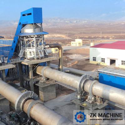 China Large Scale Active Lime Calcination Equipment , Vertical Lime Kiln 50-500TPD for sale