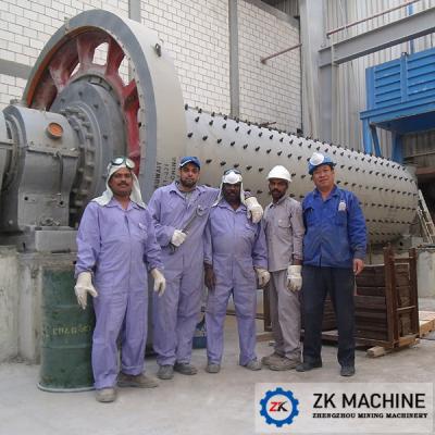 China Nass trockene Kugelkopf-Mühlzerkleinerungsmaschine 230T/H für Bergbaufeuerfeste materiale zu verkaufen
