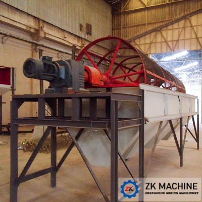China Rotary Drum Sieve 50t/h Mobile Trommel Screen for sale