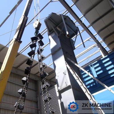 China Equipo transportador de cadena de poco ruido, elevador de cubo de cadena minero en venta