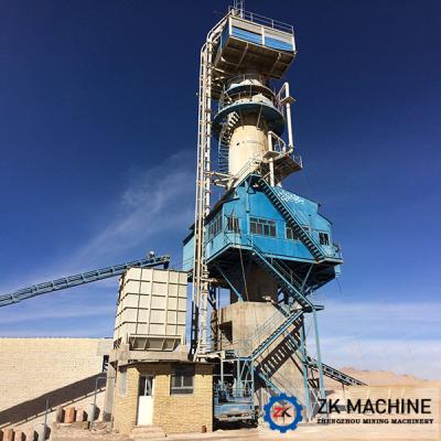China Vertical Calcination Equipment For Gypsum Powder Heating / Lime Vertical Shaft Kiln for sale