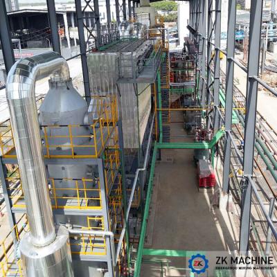 China 30kw Industrial Incineration Equipment calcination rotary kiln Single Side Gear Drive for sale