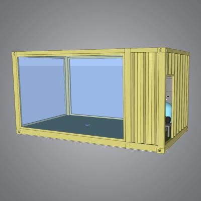 China 15ft Steel Customized Container Swimming Pool Modified for sale