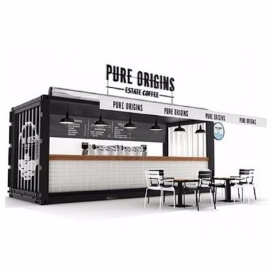 China Prefabricated 20 Ft Container Refitted Coffee Shop for sale