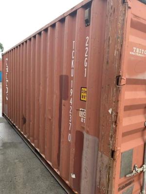 China 20GP Weathering Steel Used Marine Containers For Storage for sale