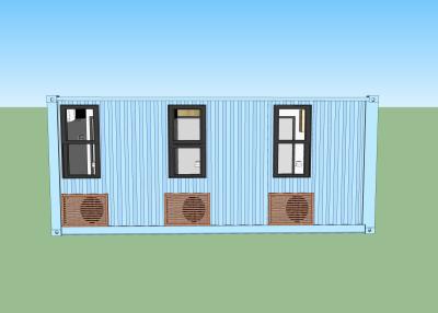 China Modern 20HC Combined Prefab Storage Container Homes for sale