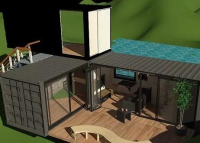 China 20HC Villa Economical Prefabricated Shipping Container Homes for sale