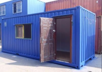 中国 20ftの食堂の可動装置のプレハブの小さい輸送箱の家 販売のため