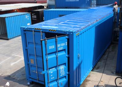 China Casa de tragante abierto del contenedor de almacenamiento de la casa prefabricada de los 40ft en venta
