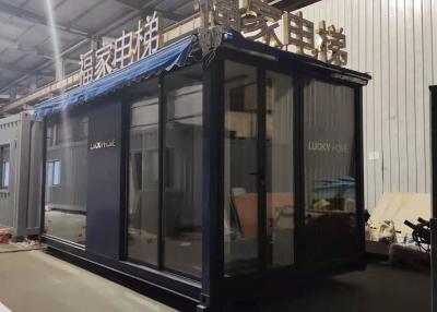 China Removable 20ft Prefabricated Retro Shipping Container Exhibition for sale