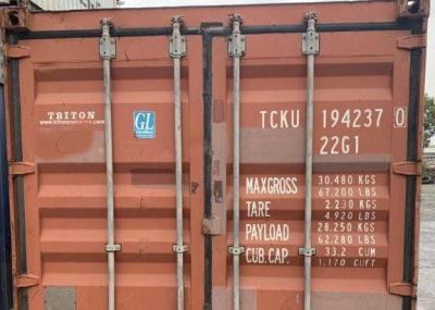 Китай Q235B использовало контейнеры руки контейнеров для перевозок 20GP 2-ого продается