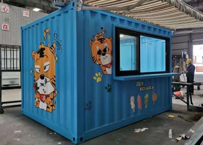 China Vorfabriziertes Behälter-Haus der Kantinen-10ft für Ausstellung zu verkaufen