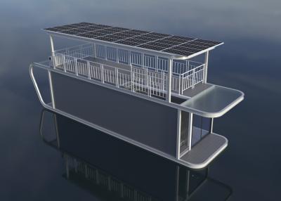 China Boothguard Container Ship House 15m2 Floating Boat Shipping Container for sale