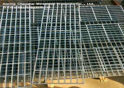 China Serrated Type Vehicular Garage Floor Drain Grate Mild Steel With Clear Opening for sale