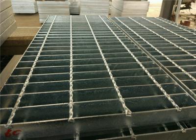 China Twisted Bar Compound Steel Grating Hot Galvanized Anti - Corrosion For Sidewalk for sale
