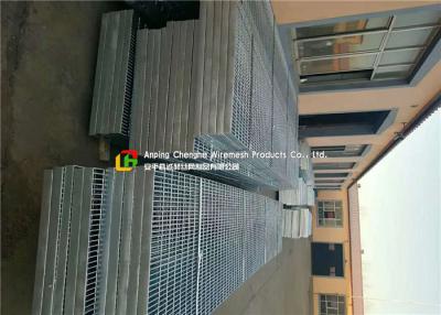China 6m Long Stainless Steel Floor Grating Hot Dipped Galvanized For Platform / Pit Cover for sale
