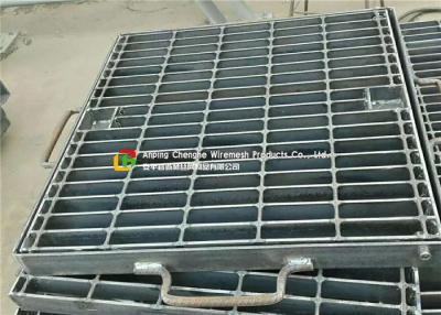 China Angle Bar Carbon Steel Bar Grating Panel , High Load Steel Grate Decking for sale