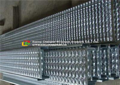 China Bolted Fixing Serrated Galvanized Stair Tread , Anti Slip Steel Grate Stair Treads for sale