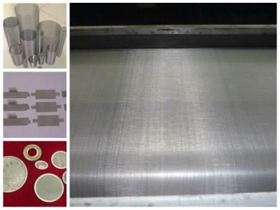 Chine Épaisseur ultra-mince de sergé de grillage d'acier inoxydable de 5 microns d'écran néerlandais de filtre de tissu à vendre