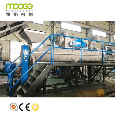 中国 PLCペットびんのラベルの除去剤機械ステンレス鋼の5000kg/Hラベルの取除くこと 販売のため