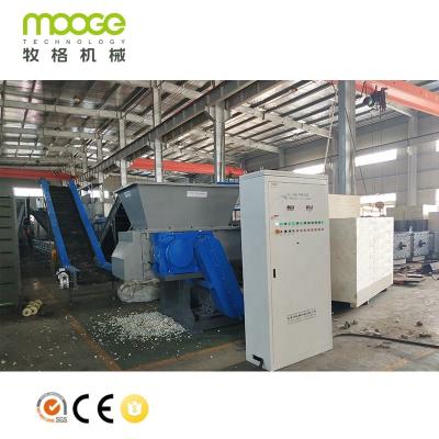 China Single Shaft Waste Plastic Lumps Shredder Machine 200kg/H Granulator for sale