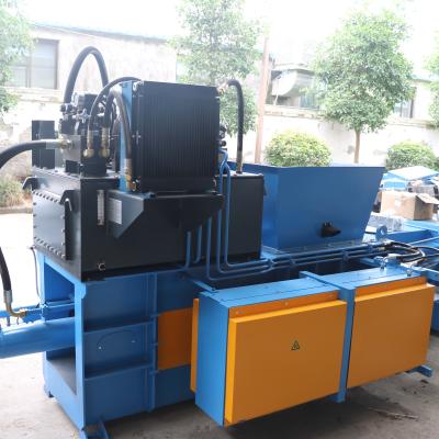 China Plastic horizontal waste straw baler/compactor machine for sale