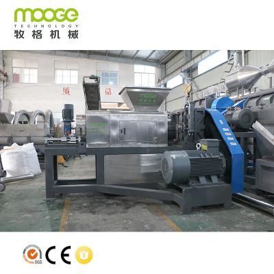 China PE plástico do parafuso da máquina da peletização do HDPE do LDPE máquina de granulagem do único à venda