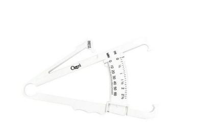China White ABS Plastic Accu Measure Body Fat Caliper For Loss Weight for sale