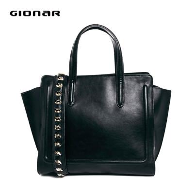 China Studed Leather Shoulder Strap Hanbag , Women Totes Bags For Weekend for sale