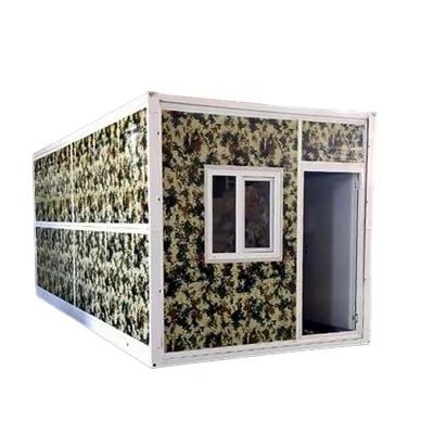 China 20ft 40ft Prefab Folding Container Homes with Q235/Q345 Light Steel Frame Structure for sale