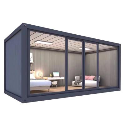 China Q235/Q345 Light Steel Frame Folding Container House for Quick Construction for sale