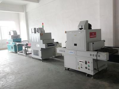 China W300mm Light wave UV Irradiation Machine / UV Curing Machine 10m/min for sale