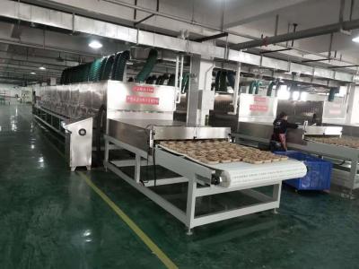 China Industrial PLC Control 35kVA Microwave Vacuum Drying Equipment For Lunch Box and carton or lunch box or for sale