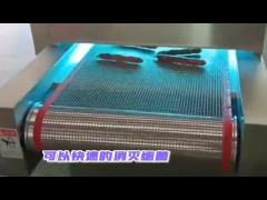 Mesh Belt UV Food Irradiation Machine For Package Board Carton