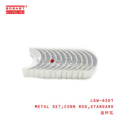 中国 LGW-6SD1 Standard Connecting Rod Metal Set Suitable for ISUZU 6SD1 販売のため
