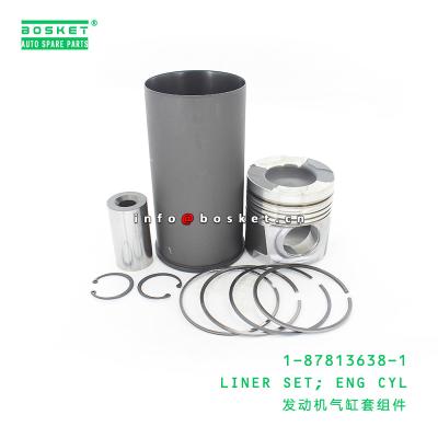 China 1-87813638-1 Isuzu Engine Parts Cylinder Liner Set For ISUZU 6UZ1 1878136381 for sale