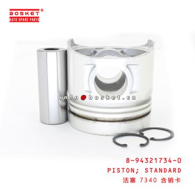 China 8-94321734-0 Standard Engine Parts Piston For ISUZU NPR59 4BD1 8943217340 for sale