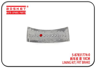 China 5-87831774-0 5-87870028-0 5878317740 5878700280 Front Brake Lining Kit Suitable for ISUZU 4HF1 K4459 NPR66 for sale
