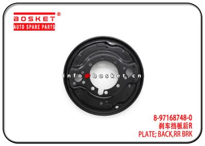 China 8-97168748-0 8971687480 Rear Brake Back Plate For ISUZU 4HK1 NPR for sale