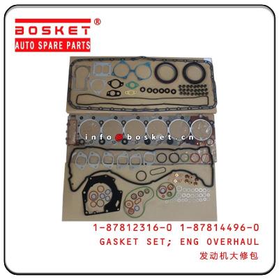 中国 Isuzu 6HK1 FVR34 1-87812316-0 1-87814496-0のために置かれる1878123160 1878144960エンジン分解検査のガスケット 販売のため