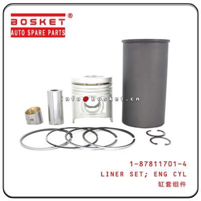 China 1-87811701-4 1878117014 ISUZU FVR32 6HE1T Engine Cylinder Liner Set for sale