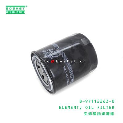 China 8-94459700-1 elemento filtrante de aceite 8971122630 8944597001 8-97112263-0 para ISUZU CXZ CXZ81 10PE1 6WF1 en venta