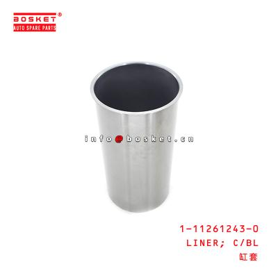 China 1-11261243-0 1112612430 Cylinder Block Liner For ISUZU ES 4BD1 6BD1 for sale
