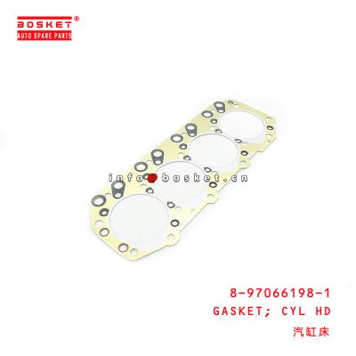 China 8-97066198-1 8970661981 Isuzu Cylinder Head Gasket For NKR69 4JG2 Te koop