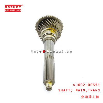 China SU002-00351 Transmission Main Shaft For HINO 300 N04C for sale