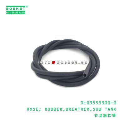 China 0-03559300-0 Subsidiary Tank Rubber Hose Pipe 0035593000 For ISUZU CVZ CXZ for sale