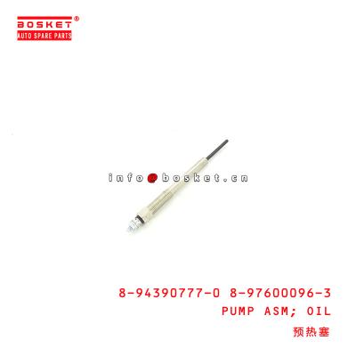 China 8-94390777-0 8-97600096-3 Glow Plug Replacement 8943907770 8976000963 for ISUZU FVZ34 6HK1 4HK1-T for sale
