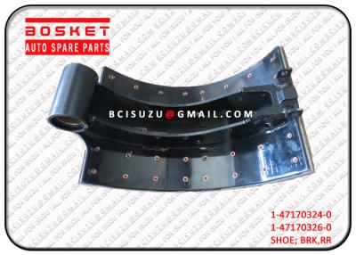 China 1-47170324-0 Isuzu Brake Parts CXZ51K 6WF1 Rear Brake Shoe Assembly 1471703240 for sale