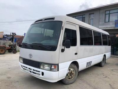 中国 30 Seater Used Coaster Buses Mini Coach Bus 1HZ Front Engine Bus 販売のため
