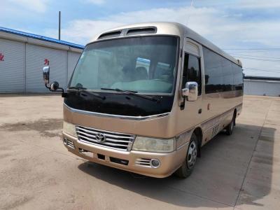 China Mini Public Transportation Used Coaster Bus 30 Seaters Passenger Diesel Engine 1hz for sale
